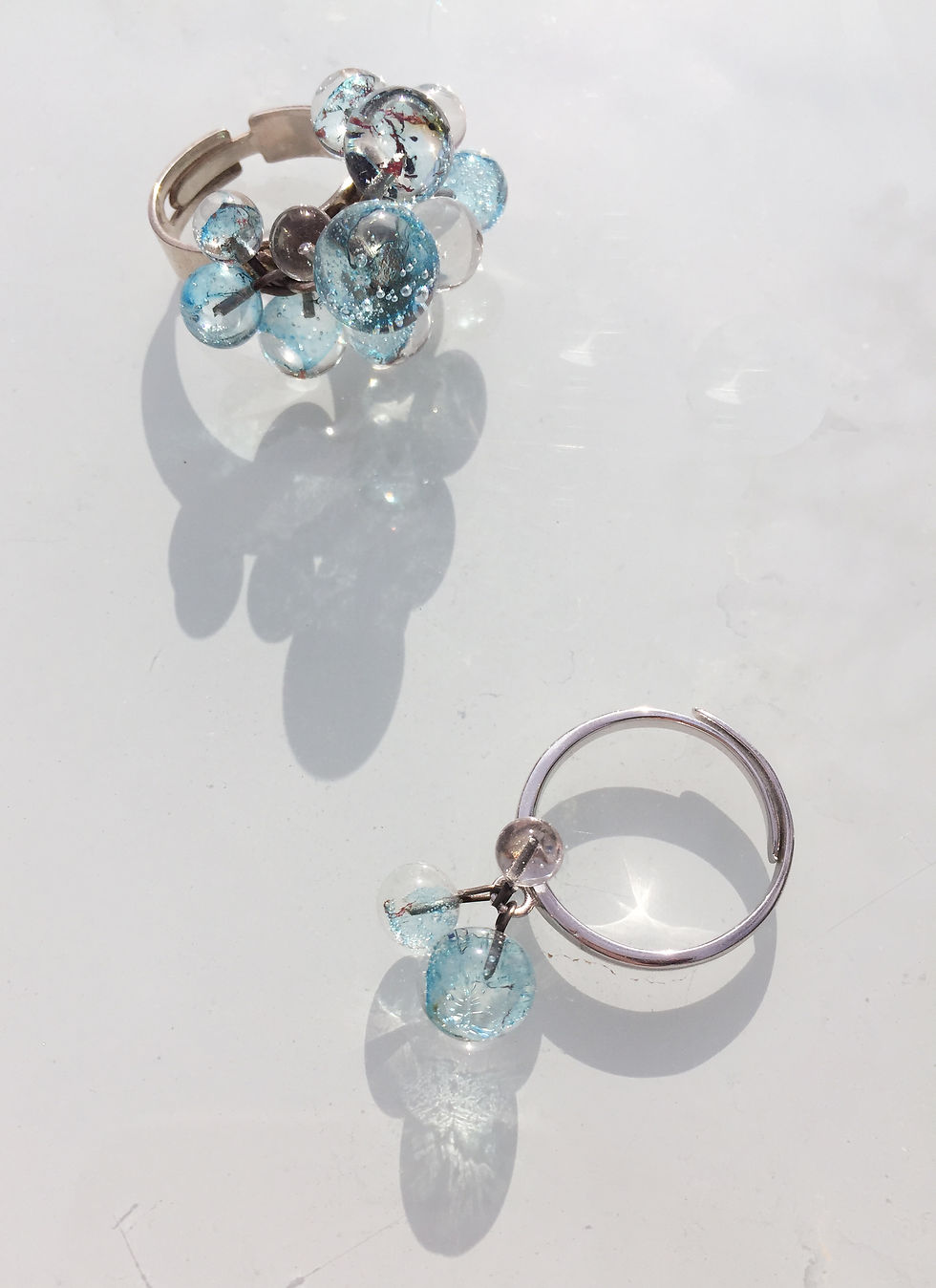 Miniature : Bague trio Aqua