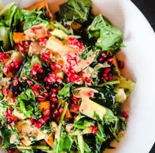 Fresh food served at Cortijo Las Salinas retreat centre, Andalucia