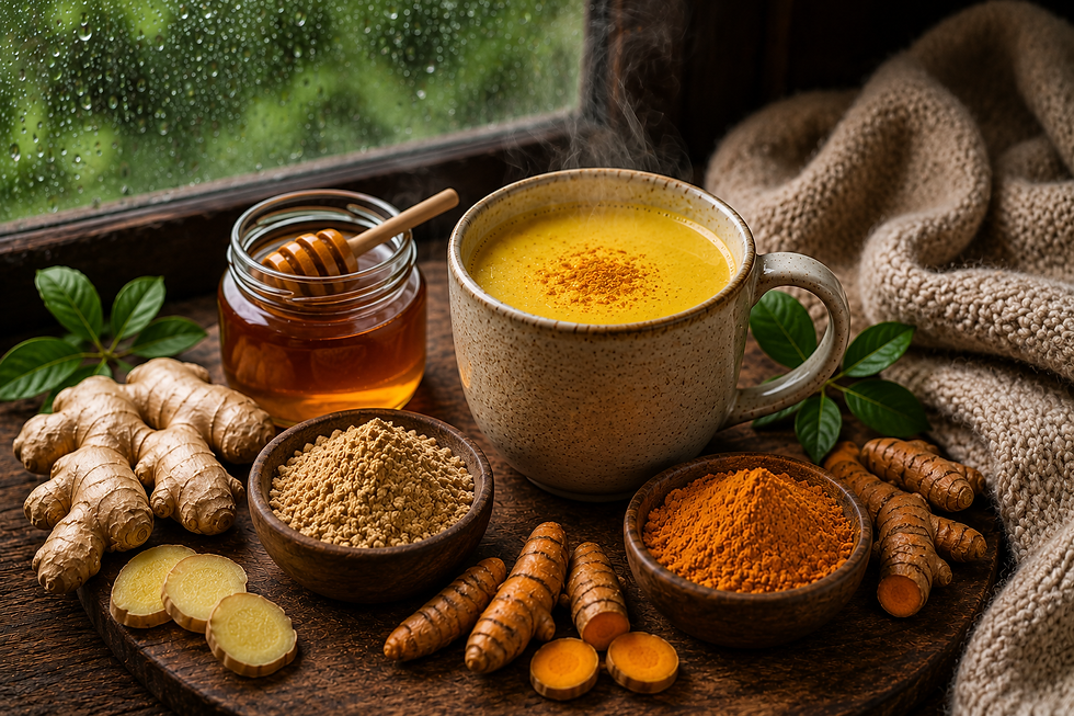 Why Stingless Bee Honey Is the Ideal Companion to Dry Ginger Powder and Turmeric Powder During the Rainy Season
