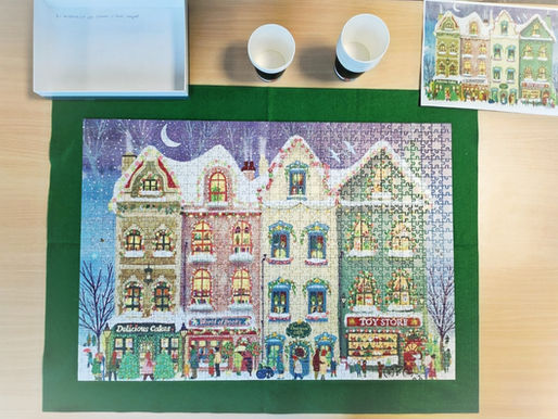 Bravo aux puzzleurs du CDI !