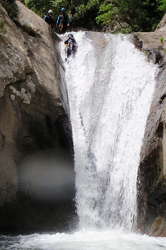 toboggan du llech/canyoning-pyrenees-orientales