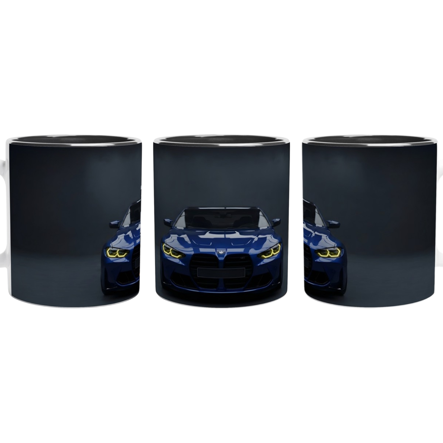 Custom BMW M3 coffee mug gift UK