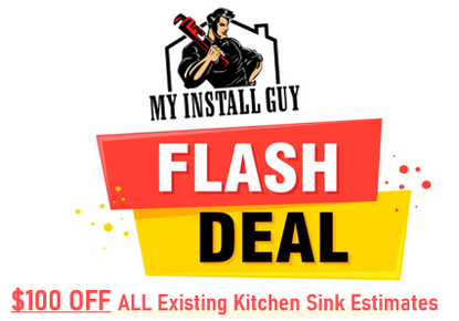 $100 OFF ALL Existing Kitchen Sink Estimates