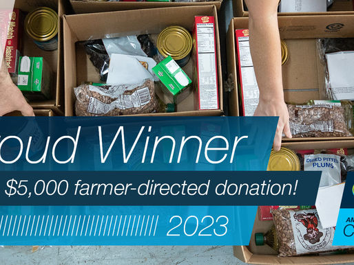 JHS Won a $5000 America's Farmers @Grow Communities Donation!!!