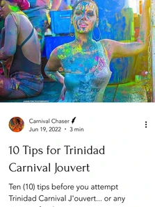 10 Tips for J'ouvert