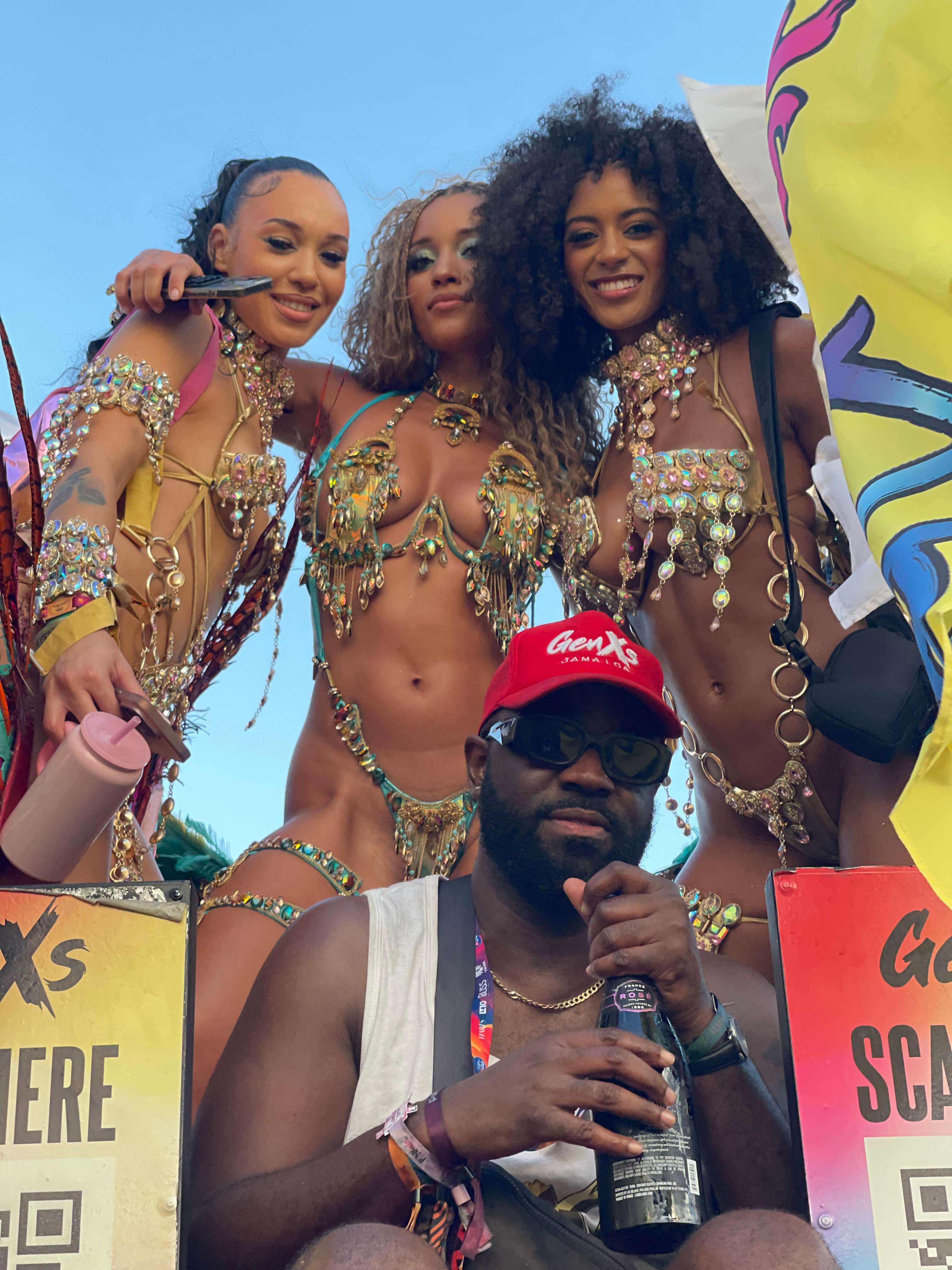 Trinidad Carnival Tuesday on the road