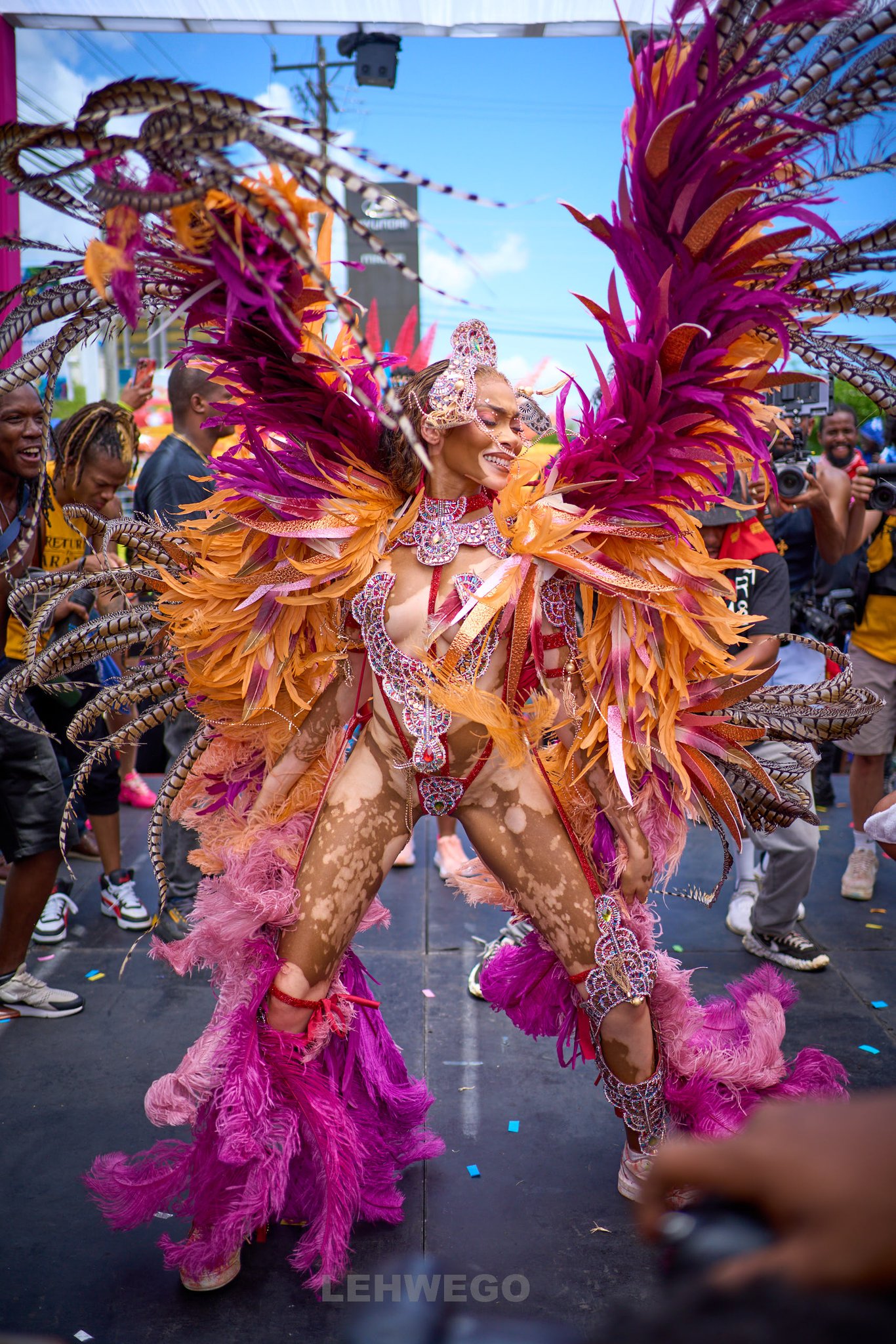 Winnie Harlow at GenXS Jamaica Carnival