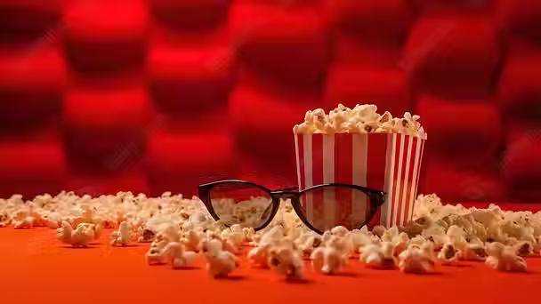 movies-made-easy-red-backdrop-with-popcorn-and-3d-glasses-as-entertainment-concept-perfect