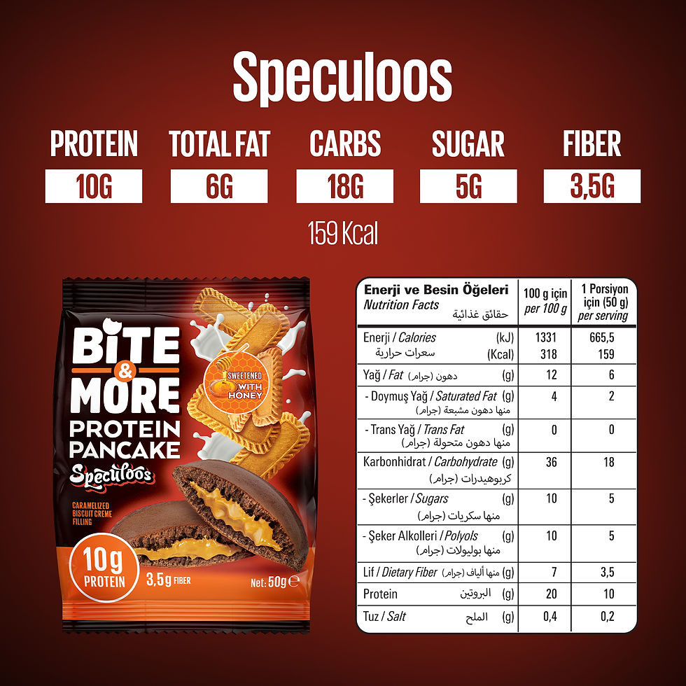 Thumbnail: Bite & More - Protein Pancake with Speculoos (4 PCS x 50g)