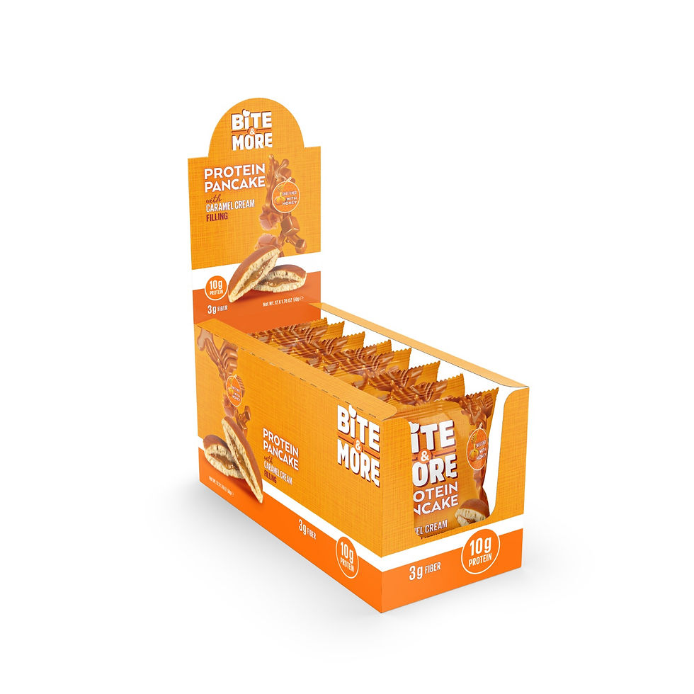 Thumbnail: Bite & More - Protein Pancake with Caramel Cream (4 PCS x 50g) (BBD 30/7/26)