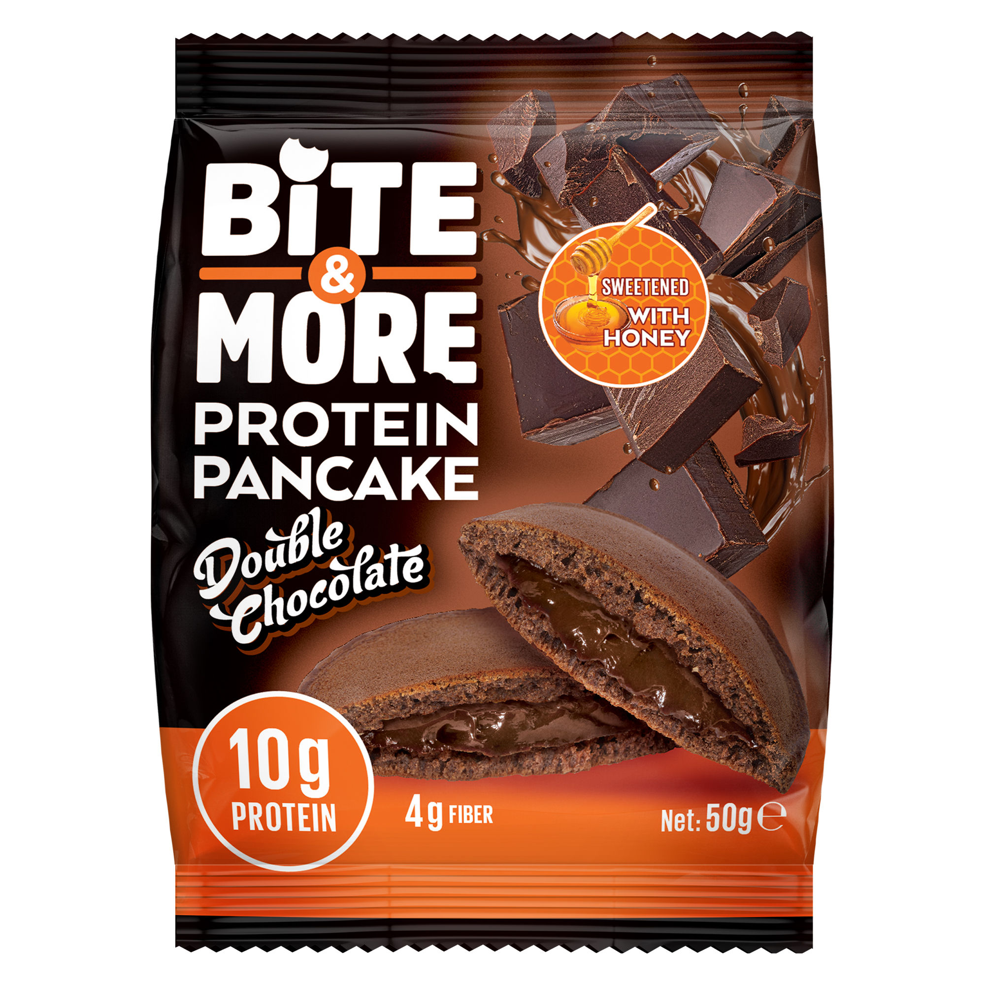 Bite & More - Protein Pancake with Double Chocolate (4 PCS x 50g)