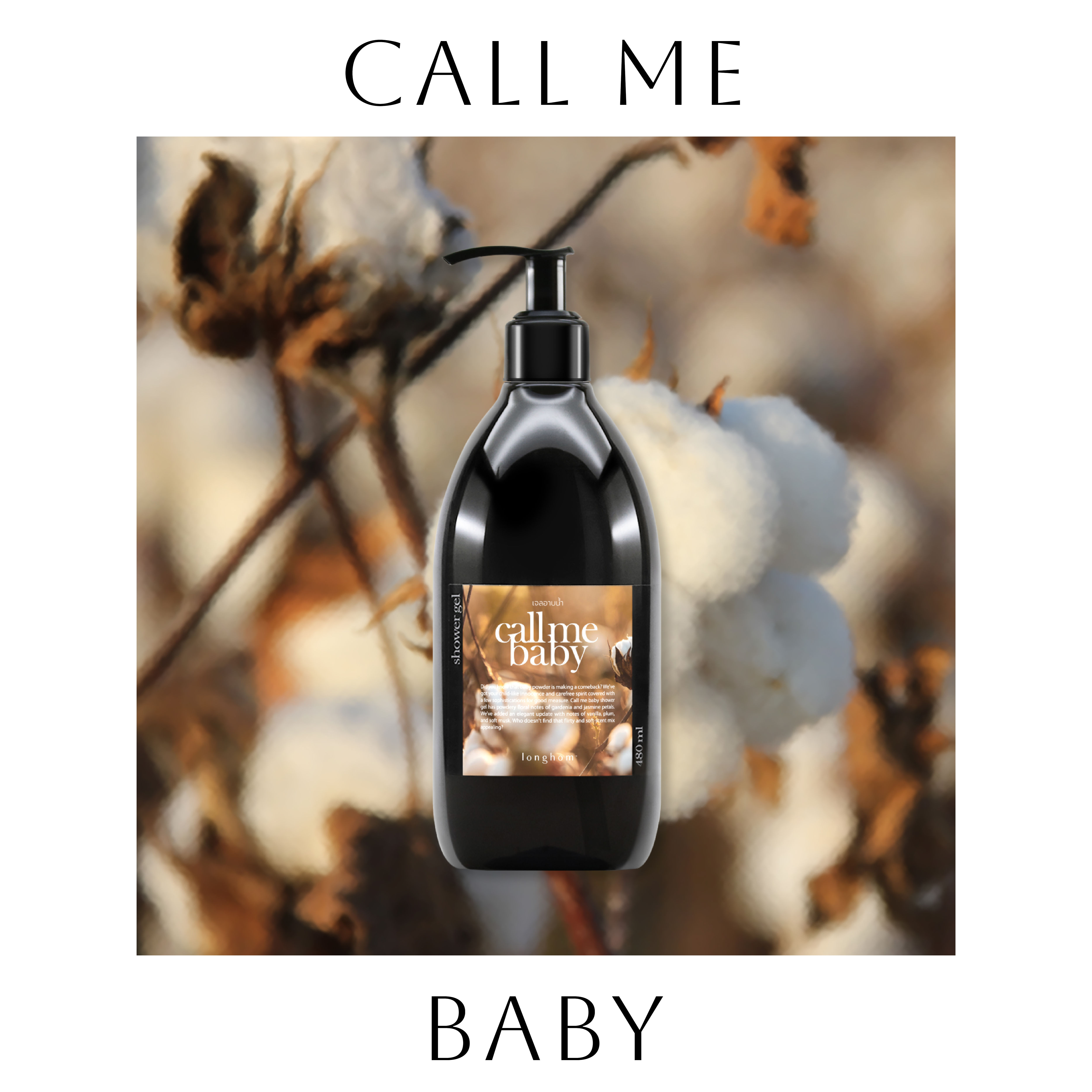 Longhom Call Me Baby Shower Gel 480ml
