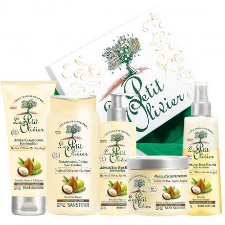 Thumbnail: Olive, Shea, Argan Oils No-Rinse Hair Detangler - Dry & Damaged Hair - 150 ml