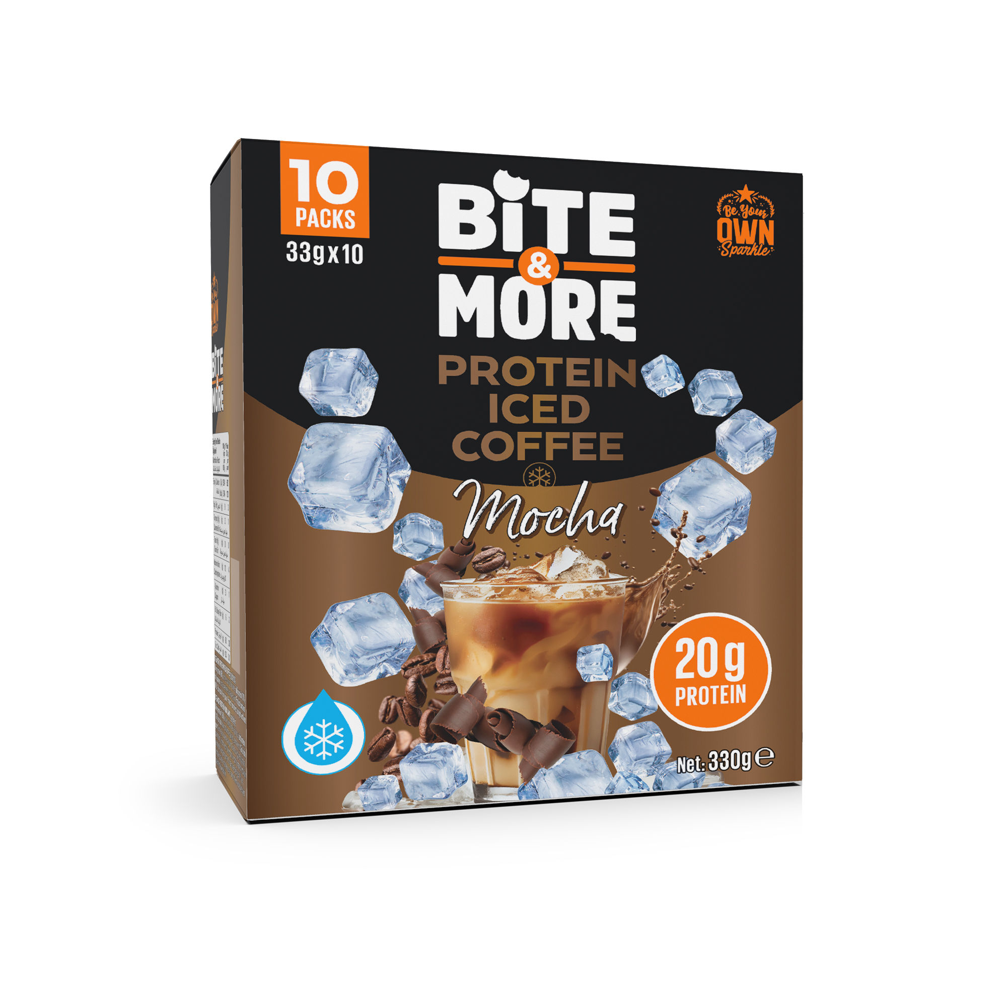 Bite & More - Protein Iced Coffee Mocha 10 x 33g Box