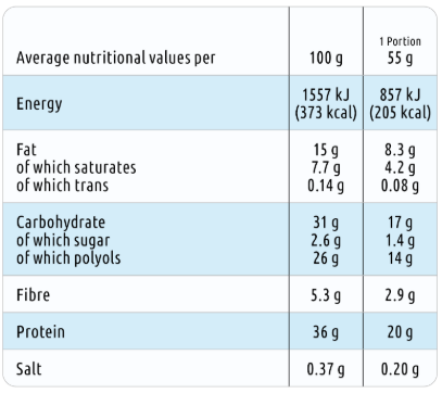 Thumbnail: Kaimun Protein Bar Crispy Cookie (4 PCS x 55g)