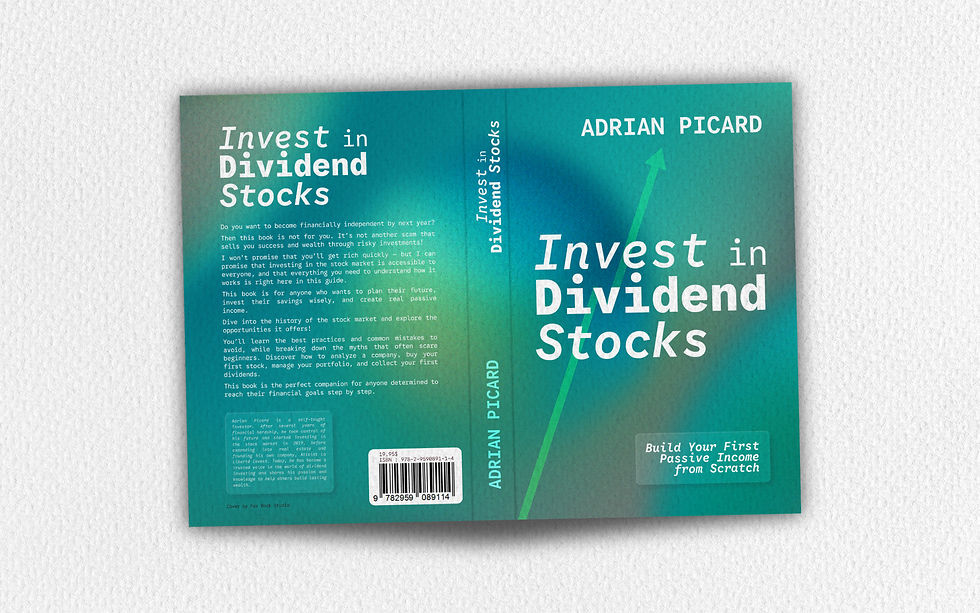 Couverture "Invest in Dividend Stocks" de Adrian Picard, 