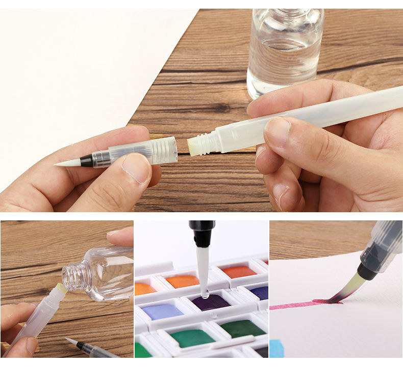 Miniaturbild: 6er-Set Wassertankpinsel Aquarell Wasserpinsel Pinselstift