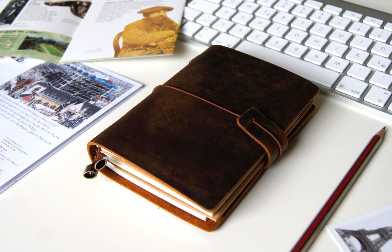 Traveler’s Notebook, Reisepass-Format, Braun