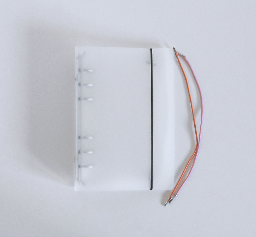 Miniaturbild: 6-Ringe Ringbuch transparent, A5 | A6
