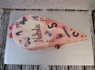 Schulanfangstorte _Natalie_ Zuckertüte mit Schmetterlingen Heidelbeer- und Himbeer-Butterk