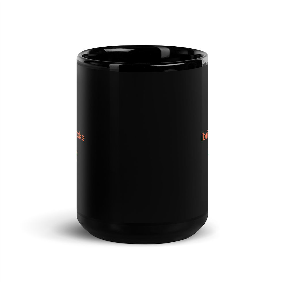 Thumbnail: Black Glossy Mug