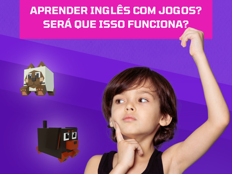 Aprender inglês com jogos? Será que isso funciona?