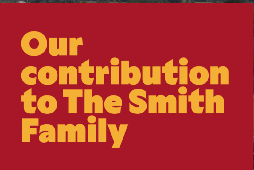 Our Contribution to The Smith Family