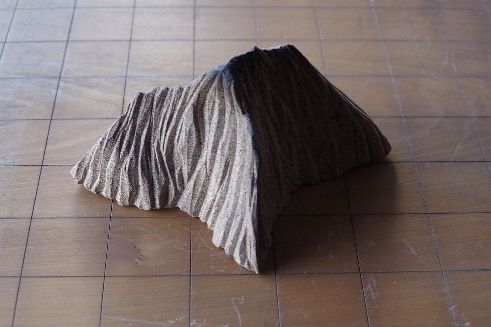 Carbonizing mountain