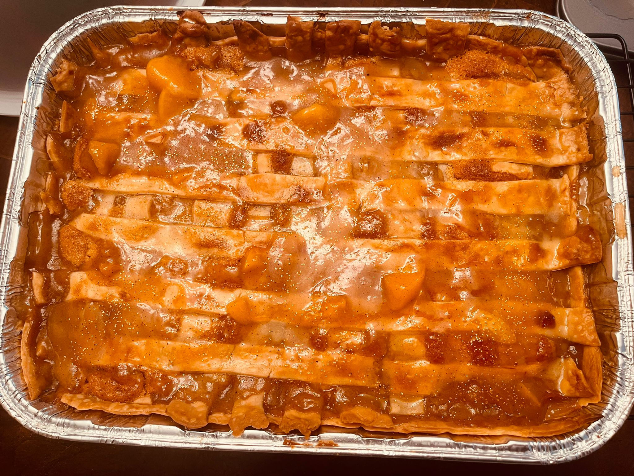 Peach cobbler