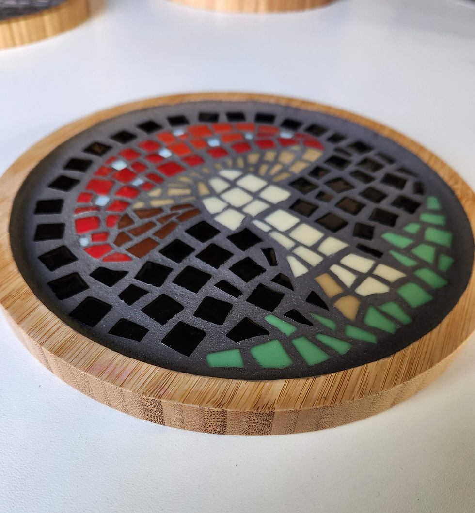 Thumbnail: AMANITA MUSHROOM mosaic tray