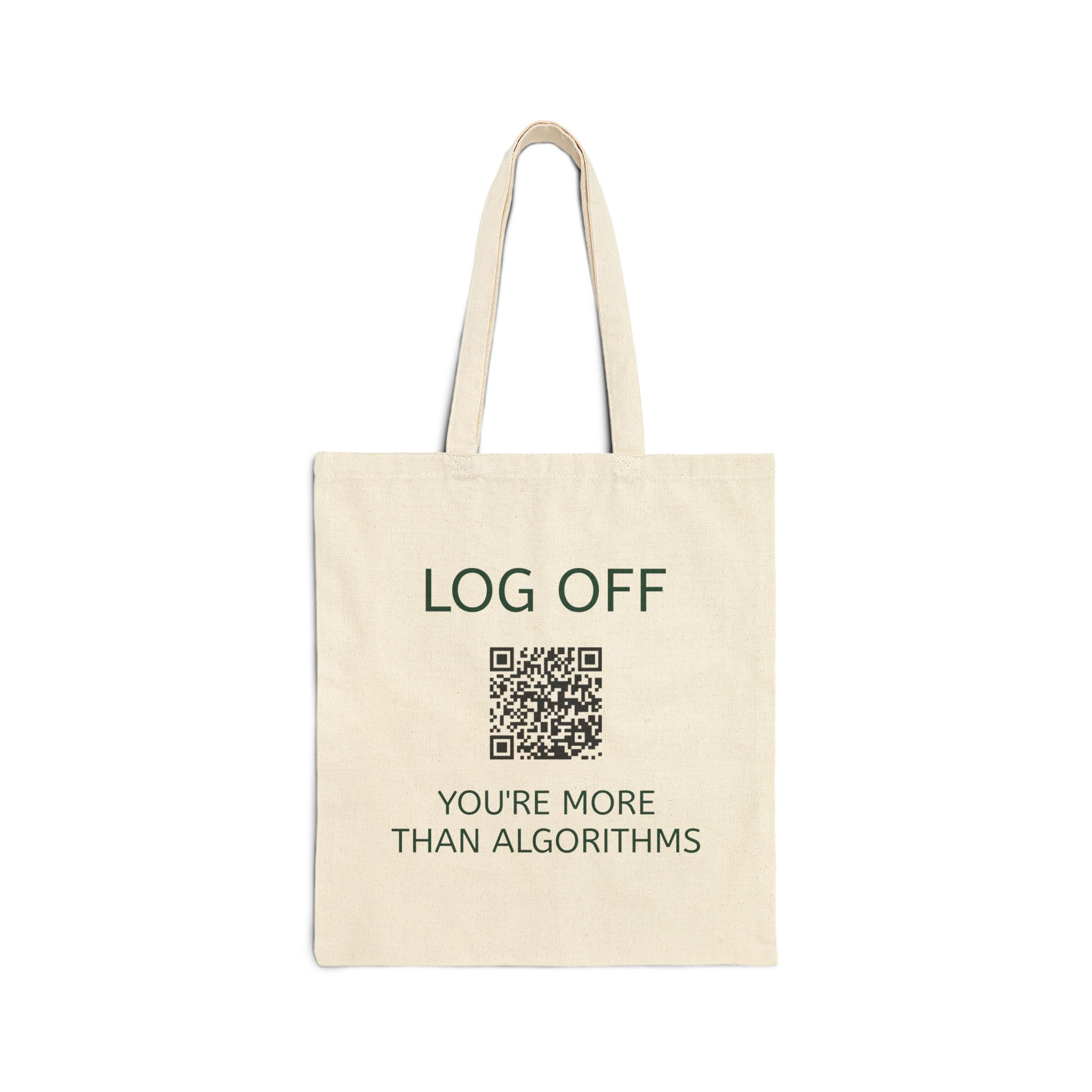 Log Off Tote Bag