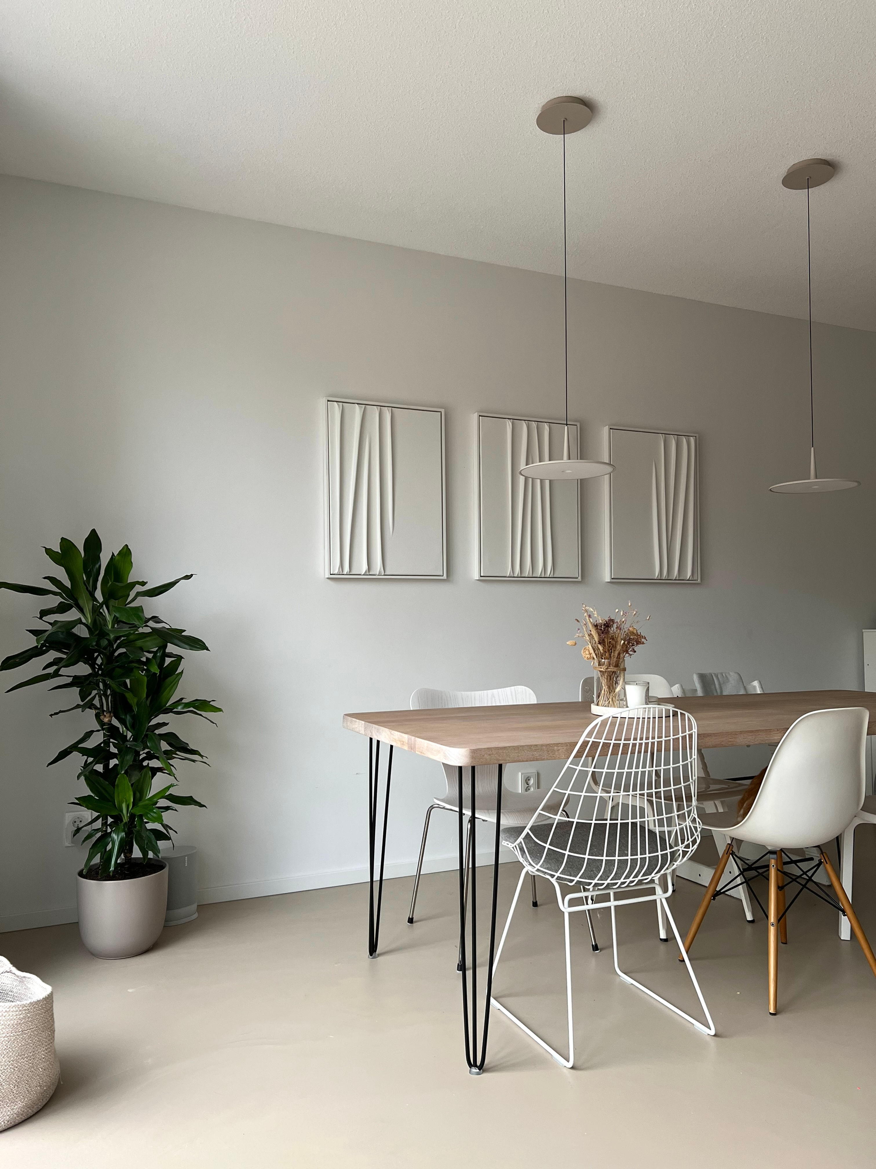  COTTON ART SET OF THREE | RBinterior moderne kunst minimalistisch kunst