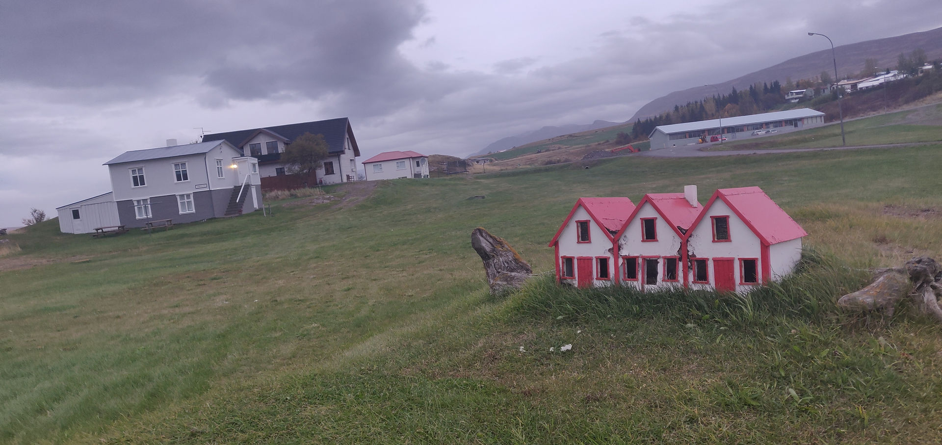 Elvish house in backyard iceland trip photography