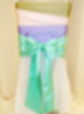 Satin Chair Sash