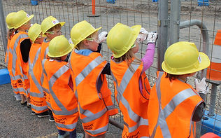 Kids in high vis