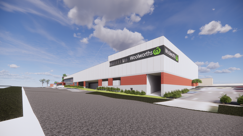 Artist impression: View of Kingsway Plaza from Barton Streetg