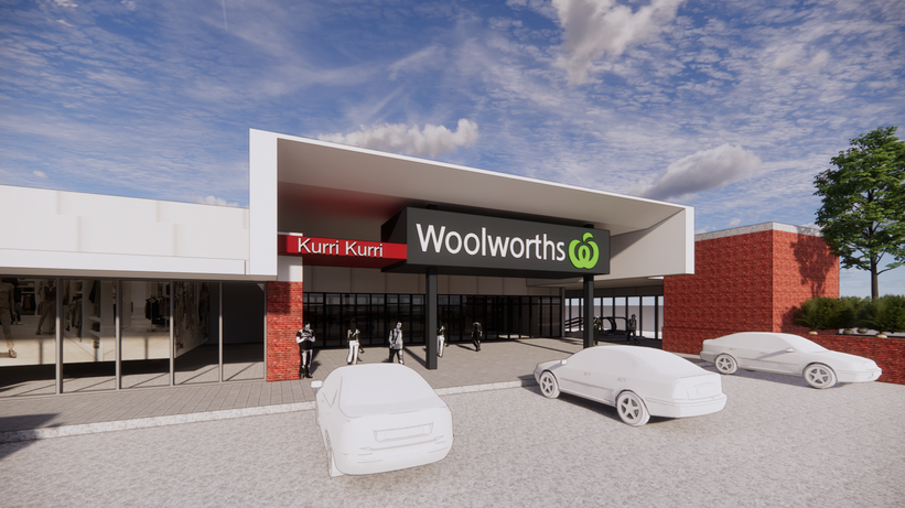 View of Kingsway Plaza from Lang Street