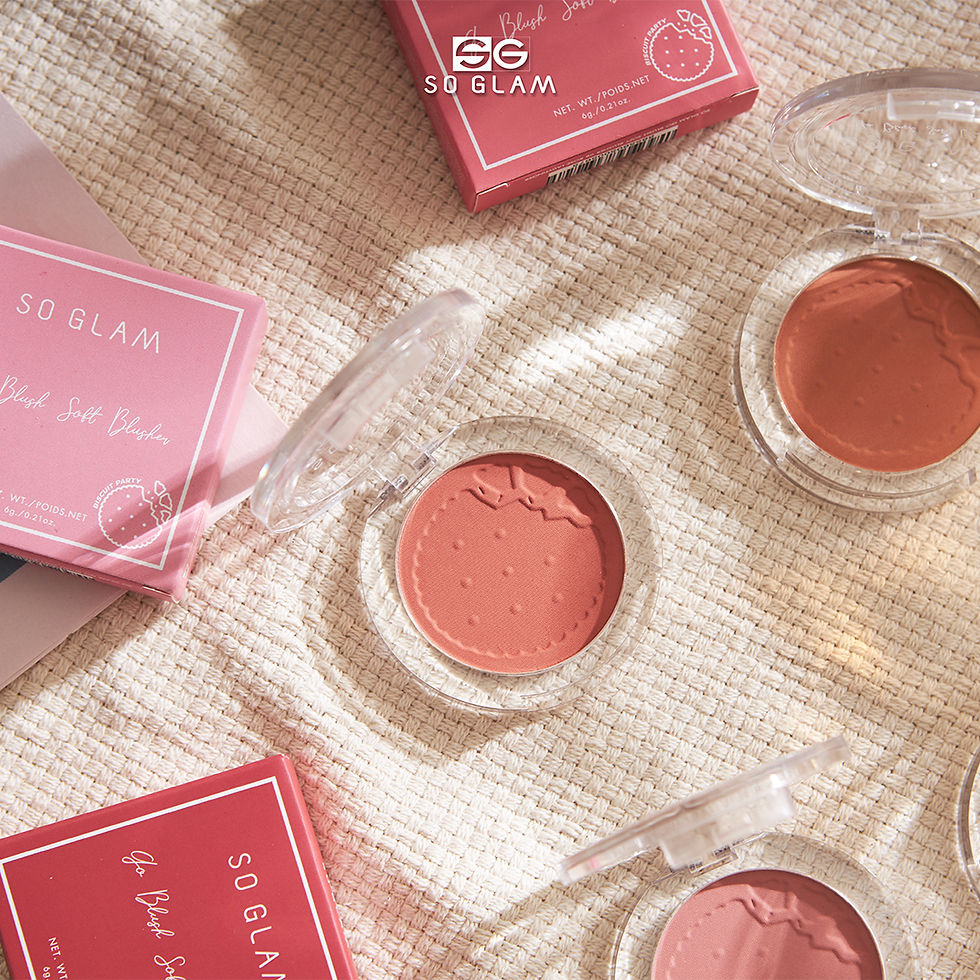 Thumbnail: So Glam Go Blush Soft Blusher Biscuit Party Collection 10 Orange Cremisicle