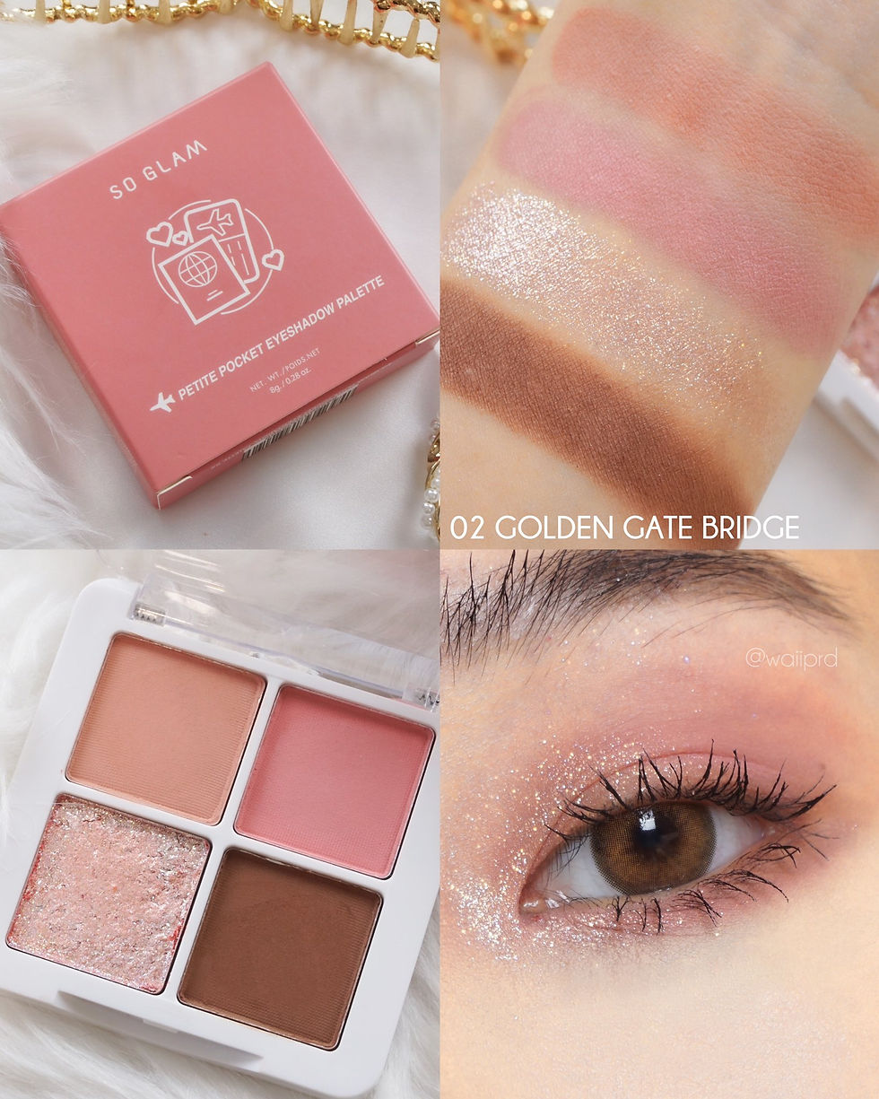 Thumbnail: So Glam Petite Pocket Eyeshadow Palette 02 Golden Gate Bridge