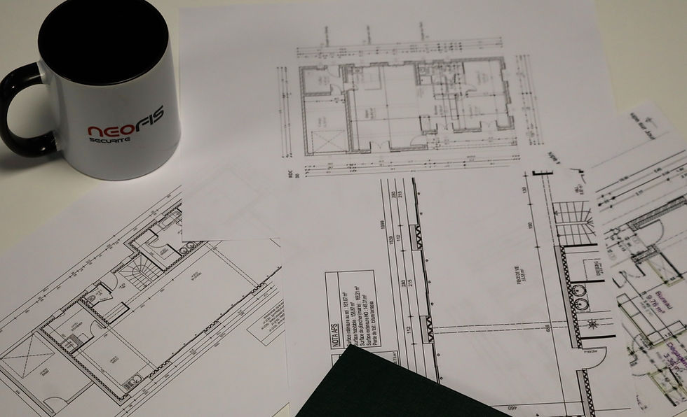 Plans d'ERP avec un tasse Noefis Sécurité