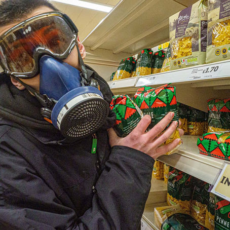 PANIC AT THE SUPERMARKET