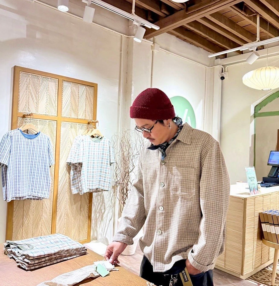 Men sustainable fashion Laos