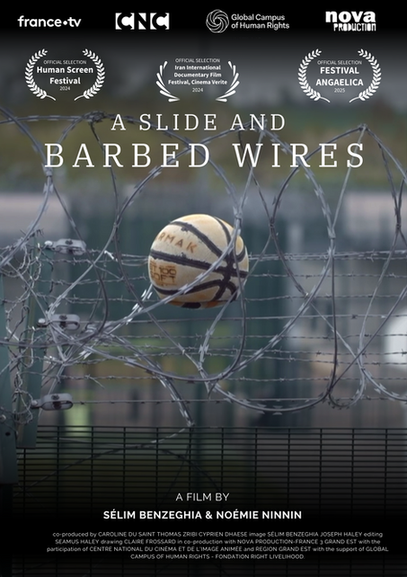 A Slide and Barbed Wires