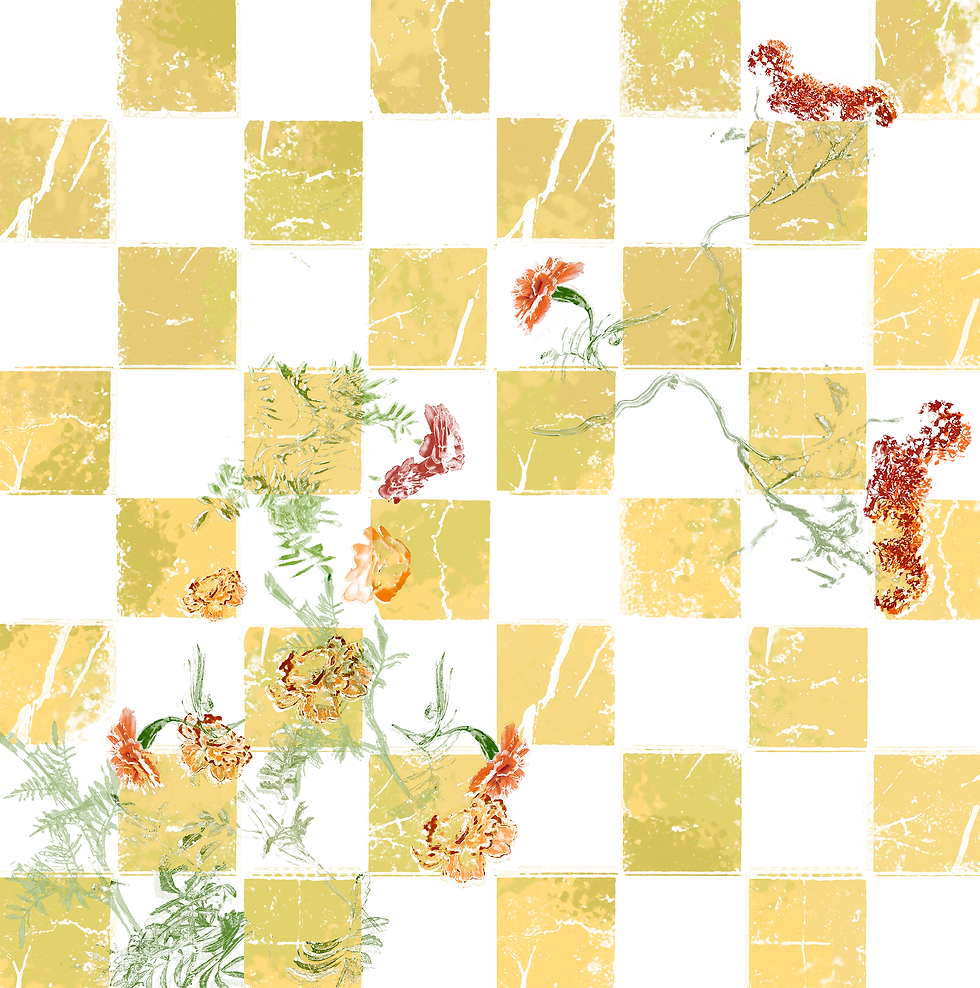 The pattern that was transferred. Created on photoshop.