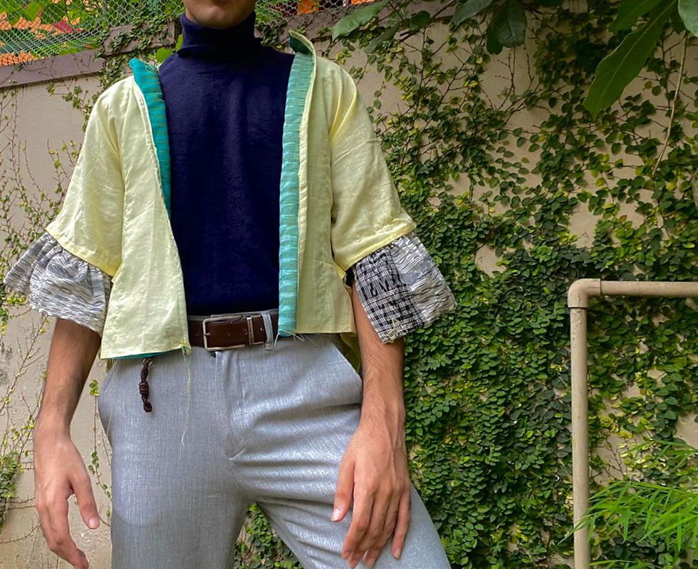 More experiments in constructing garments using only a rectangle