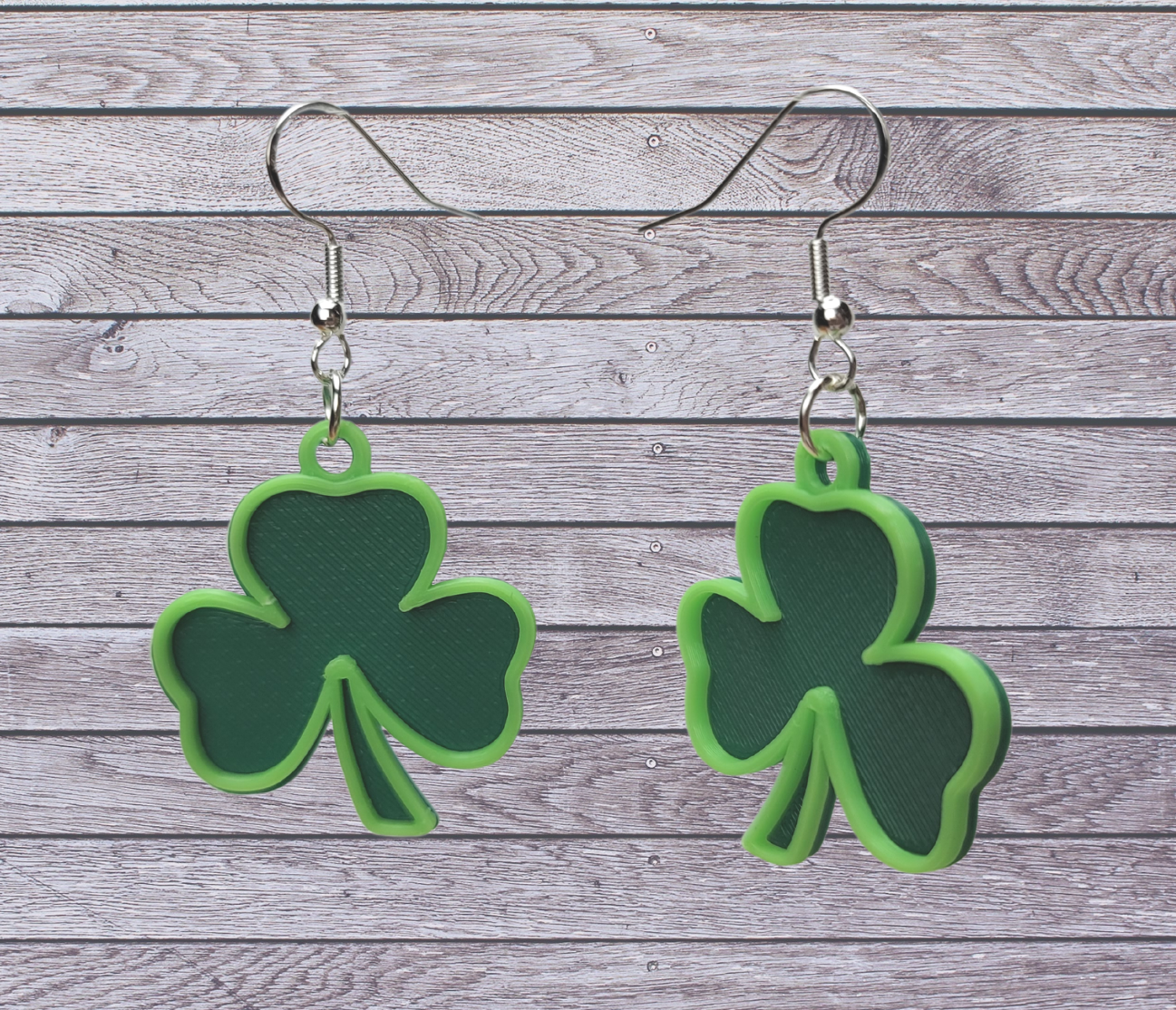 Shamrock Earrings Medium (1.1")