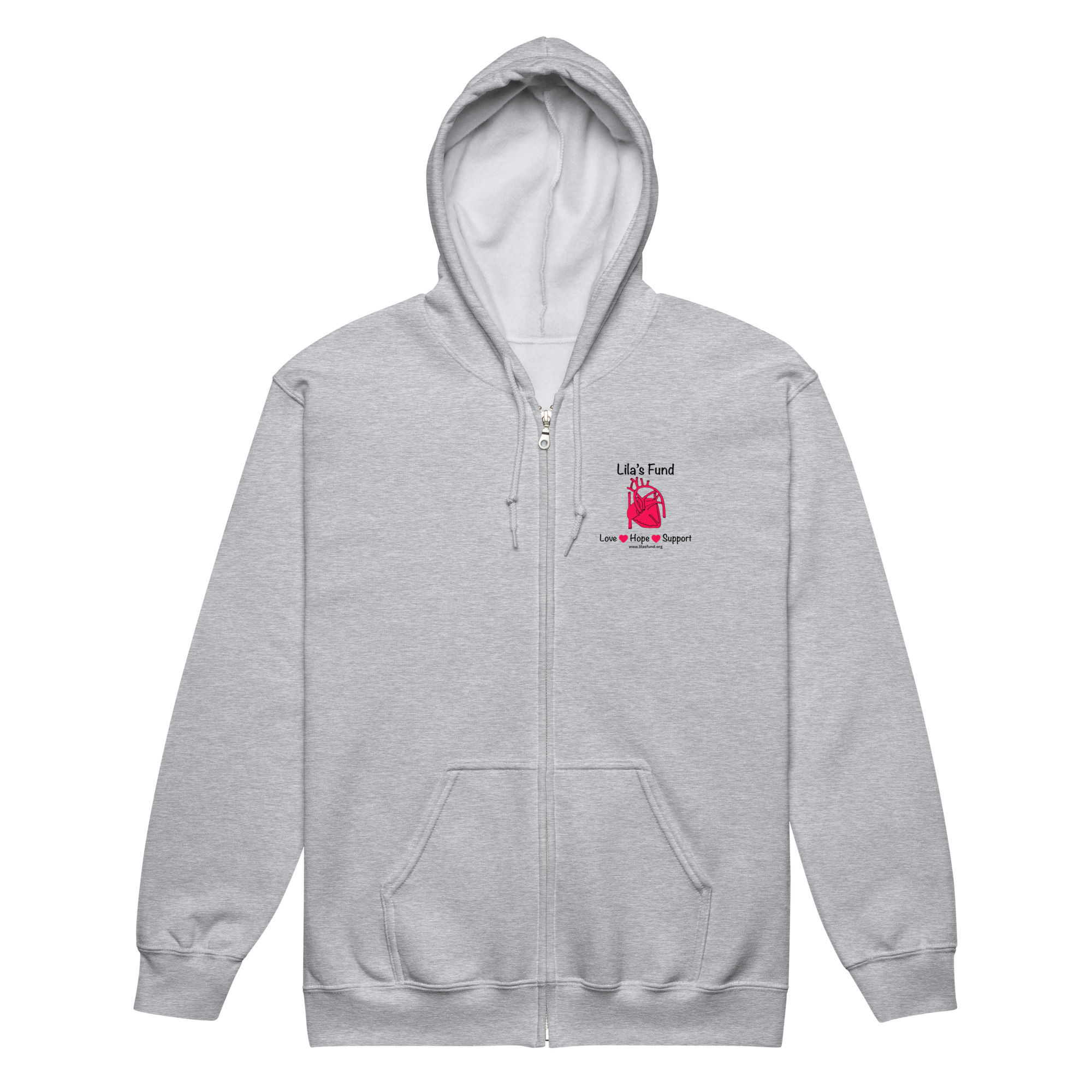 Lila's Fund Unisex Zip Hoodie