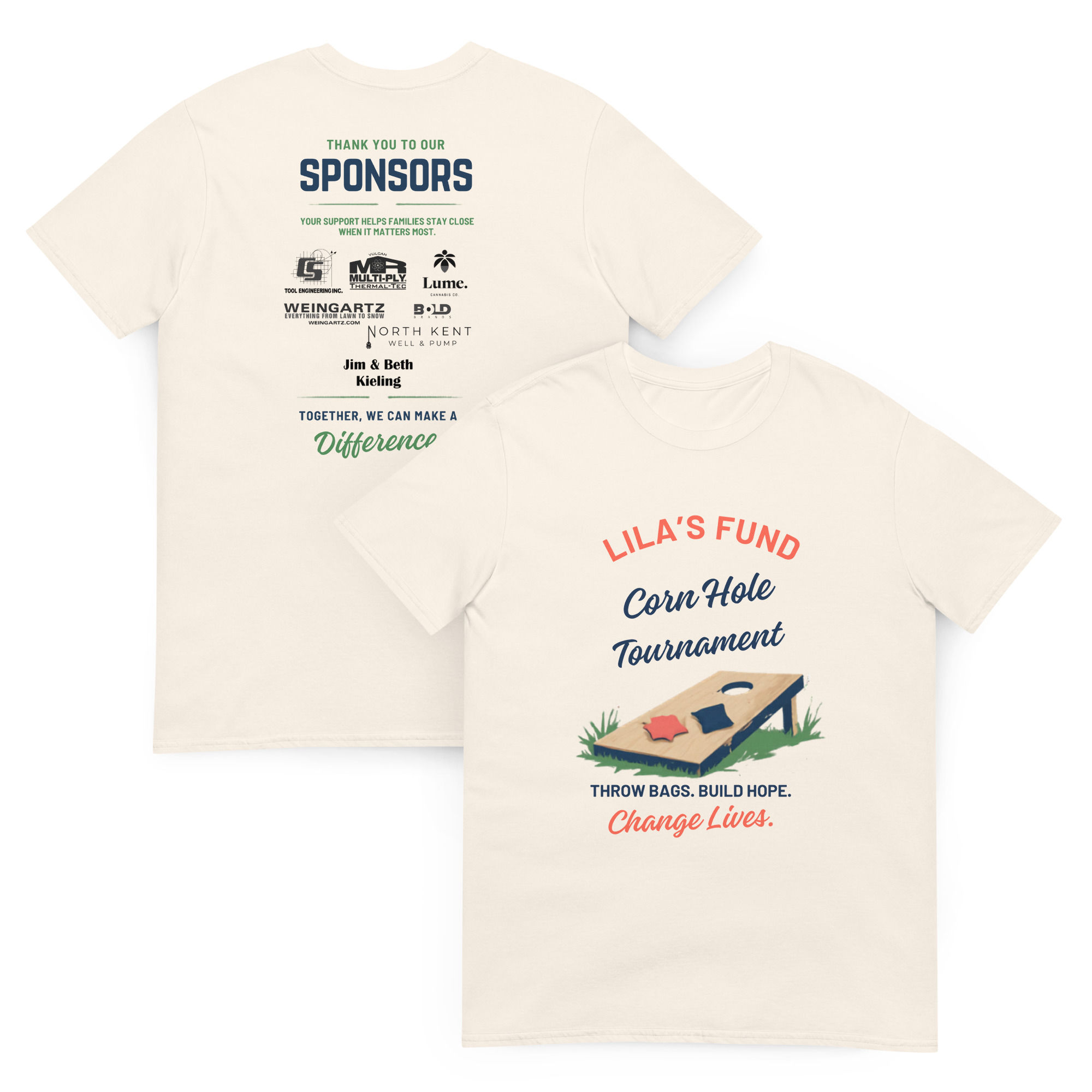 Bags for a Break Corn Hole Tournament Event Shirt