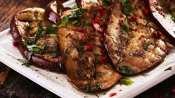 Marinerade Auburginer