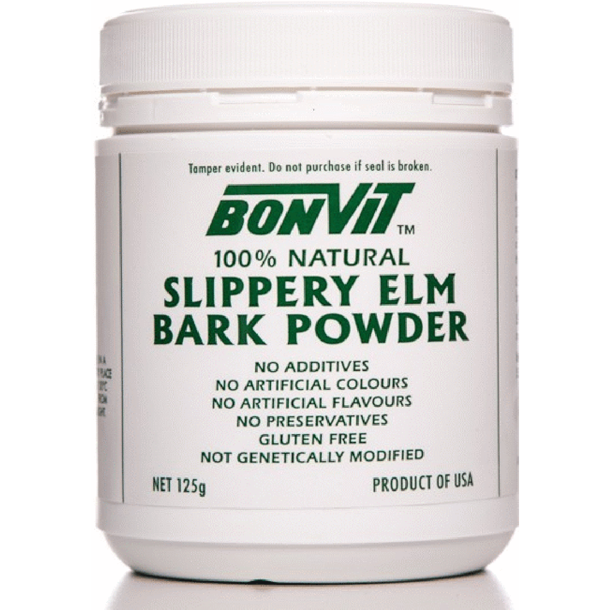 Slippery Elm Bark Powder BonVit 125g rewnaturalhealth